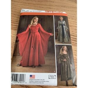Medieval Renaissance Princess Elf Fairy Dress Costume Sewing Pattern 14-20 Arwen